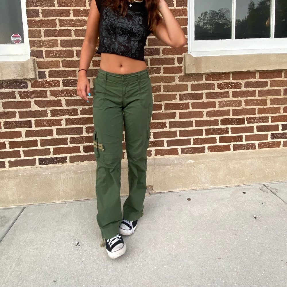 y2k green cargos!